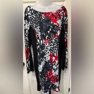 Allen B. By Allen Schwartz Multicolor Patterned Dress